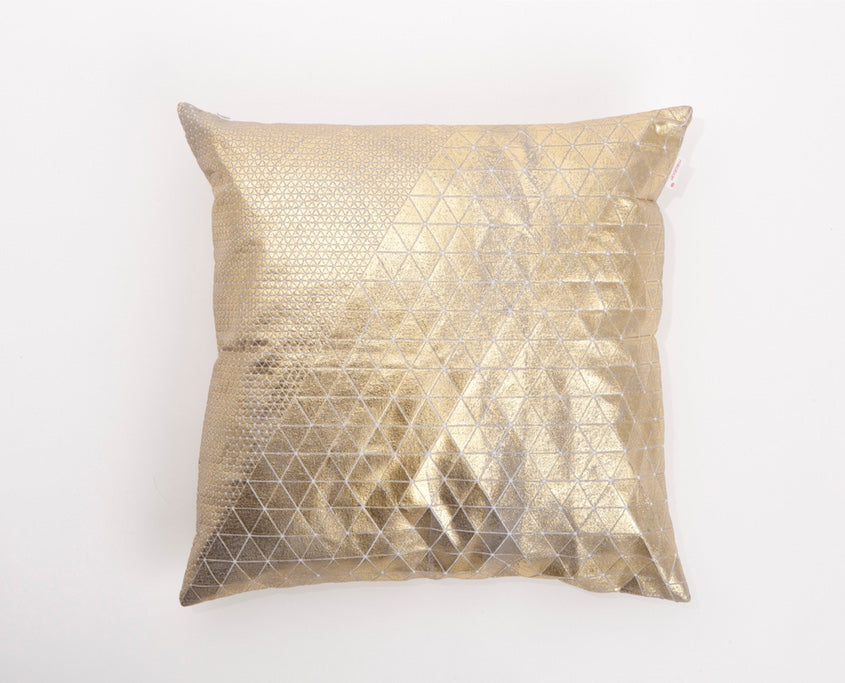 MIKABARR / BLING SQUARE PILLOW - GOLD
